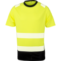 Heren T-Shirt Result Recycled Safety R502X Fluor Geel